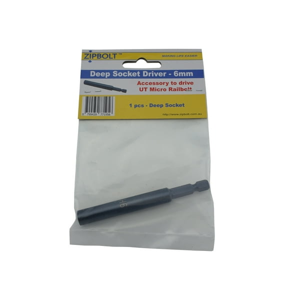 Zipbolt 40.500 : Deep Socket Driver - 6mm - 1 Pack