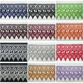 thumbnail image 1 of 3" White Black Ivory Burgundy Red Lilac Orange Floral Venice Lace Trim By Yard, 1 of 1
