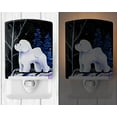 thumbnail image 2 of Carolines Treasures SS8397CNL Starry Night Bichon Frise Ceramic Night Light, 6x4x3, Multicolor, 2 of 2