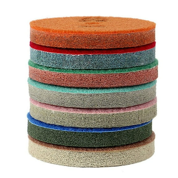 2Pcs 100mm Sponge Diamond Polishing Pad For for Marble Artificial Stone 4 Inch