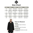 thumbnail image 3 of Wantdo Women's Recycled Coat Warm Winter Coat Waterproof Jacket Long Puffer Jacket Black L, 3 of 13