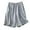 Gray, variant on cfhntfmh Linen Shorts for Women Summer High Waisted Flowy Wide Leg Cotton Shorts Casual Solid Color Baggy Shorts