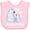 AD-Pink, variant on Inktastic Our First Mothers Day with Polar Bears Boys or Girls Baby Bib