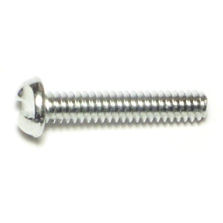 #10-24 x 1" Zinc Slotted One-Way Round Head Screws (32 pcs.)
