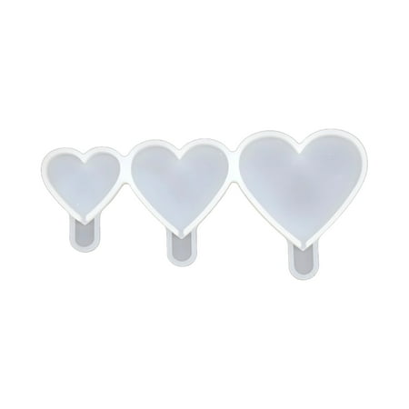 

Meizhencang Heart Shape Mold Odorless Non-stick Food-grade Diamond Love Heart Lollipop Silicone Molds for Baking