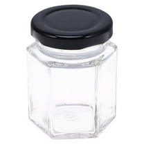 IBASETOY Transparent Honey Syrup Jar Storage Tank Glass 1Pcs