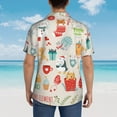 thumbnail image 4 of Disketp Hawaiian Shirts For Men,Christmas And New Year Print Mens Casual Short Sleeve Button Down Shirts Beach Shirt, 4 of 7