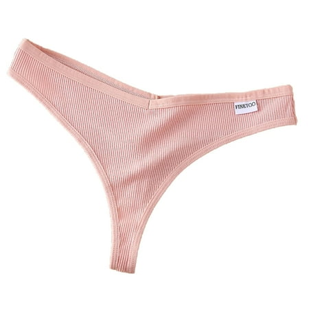 

Qingsaizhen Panties Briefs Low Waist Comfortable Cotton Sexy Cross Strap Panties for Women