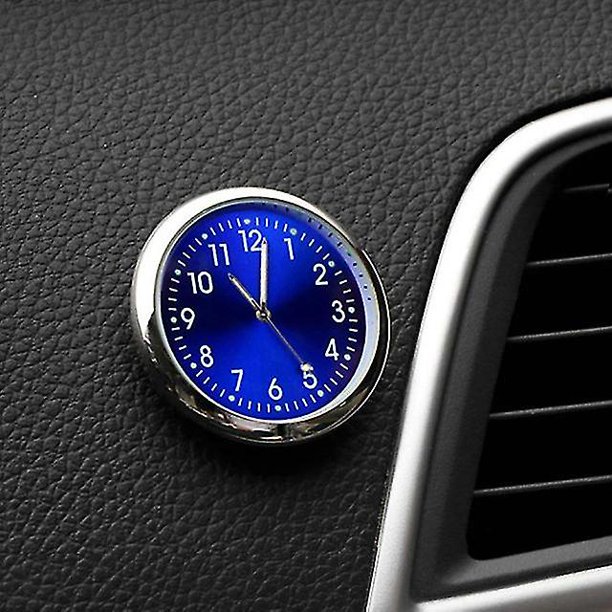 Car Clock Luminous Mini Automobiles Internal Stick-on Digital Watch Mechanics Quartz Clocks Auto Ornament Car Accessories Gifts