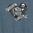thumbnail image 3 of The Nightmare Before Christmas - Jack and Sally Love Eternal - Women's Racerback Tank Top, 3 of 5