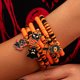 thumbnail image 4 of Pulseras de Halloween Pulseras con dijes de calabaza fantasma Pulseras de cuentas elásticas para mujeres, 4 of 5