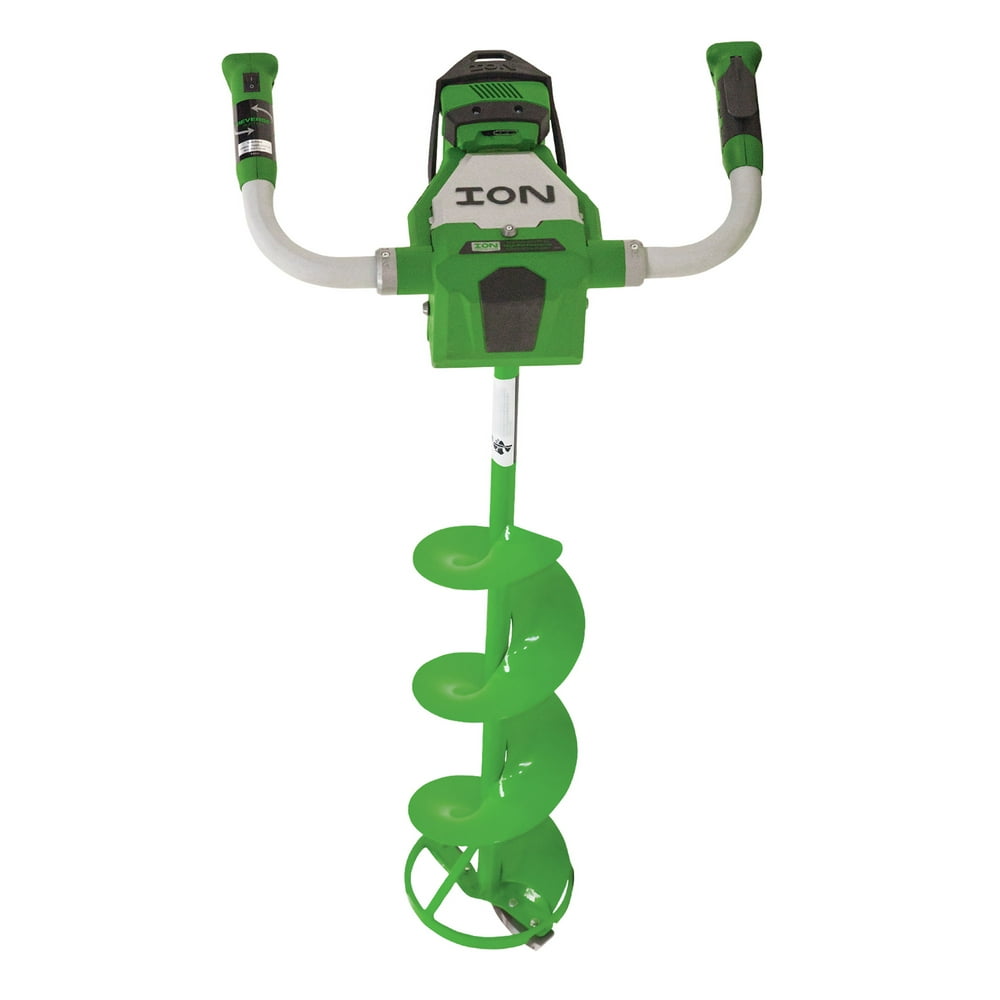 ION 19150 8 Inch Lithium Ion Electric Ice Fishing Auger with Reverse