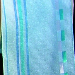 The Ribbon People Blue Variostripe Taft Wired Craft Ribbon 2.5" x 27 Yards