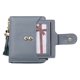 thumbnail image 4 of ZHAOCHENG Monedero pequeño de piel suave con RFID para mujer, con ventana para identificación, funda para tarjetas, monedero, color azul, 4 of 5