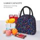 thumbnail image 5 of Easygdp Multicolor Bowling Bolsa de Almuerzo Insulada Grande, Forro de Aluminio, Diseño Espacioso, a Prueba de Fugas, Ideal para Trabajo, Picnics, Viajes y Actividades al Aire Libre, 5 of 6