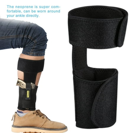 Ankle Holster, Ankle Support Wrap Breathable Ankle Neoprene Holster, With Pocket for Small Frame Pistol Handgun, Pain Relief for Sprains, Strains, Arthritis and Torn (Best Small Pocket Pistol)
