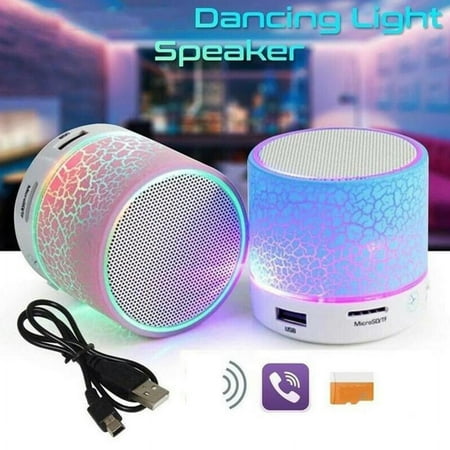 QHUDLV Rechargeable Bluetooth Speakers Super Lights Portable Best Outdoor Audio System