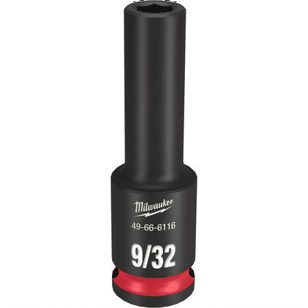 Milwaukee Tool SHOCKWAVE Impact Duty  3/8" Drive 9/32" Deep 6 Point Socket