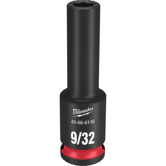 Milwaukee Tool SHOCKWAVE Impact Duty  3/8" Drive 9/32" Deep 6 Point Socket