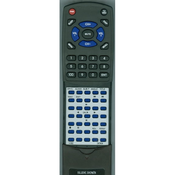 Replacement Remote for ORITRON RTDVD820, DVD820