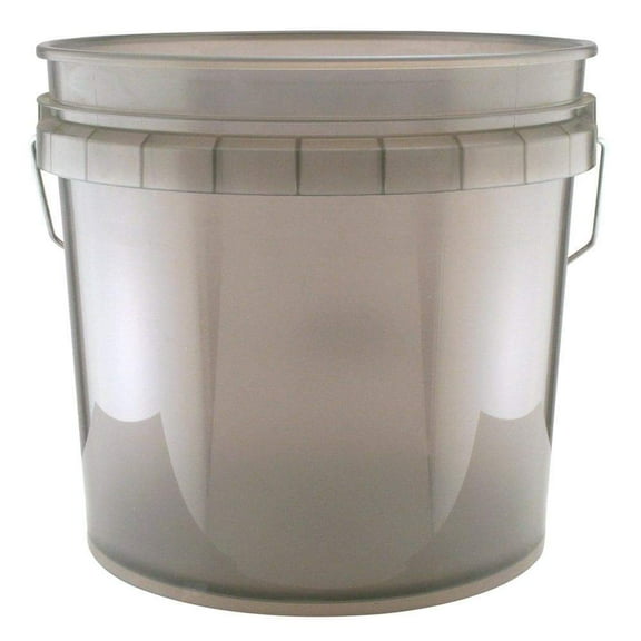 3.5 Gal. Translucent Gray Bucket