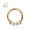 Rose Gold, variant on 16g Septum Jewelry 16 gauge Septum Rings for Women Rose Gold Plated Surgical Steel Septum Hoop 8mm Cubic Zirconia Daith Piercing Jewelry