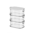 thumbnail image 2 of IHXORA Set of 3 Transparent Spice Containers with Sealed Lids and Non Slip Feet Perfect for Organizing Condiments in RVs and Home Kitchens, 2 of 6