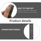 thumbnail image 2 of Car Door Handle Stickers Decorative Role Car Accessories Everyday Use Black Heat Glue Material Reflective At Night 4Pcs, 2 of 4