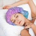 thumbnail image 6 of Logiee Multicolor Glitter Print Silk Bonnet Satin Bonnet for Sleeping Women and Men,Double Layer Hair Bonnet for Curly Braids Hair, 6 of 6
