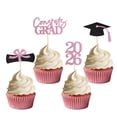 thumbnail image 1 of Decoraciones para Cupcakes de Graduación SakFestivo 36 PCS Rosa 2026, 1 of 5