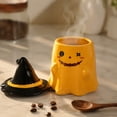 thumbnail image 4 of Coffee Mug with Handle, Black and Halloween Ghost Coffee Cup for Office and Home, Drink Cup for Coffee Tea and Milk, Ceramic Tea Cups for Men Women Mug Lovers, 4 of 6