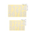 thumbnail image 2 of Tineasur 5Pcs Reflective House Number Stickers Silver Self Adhesive for Outside Mailbox and Address Signs, 2 of 6