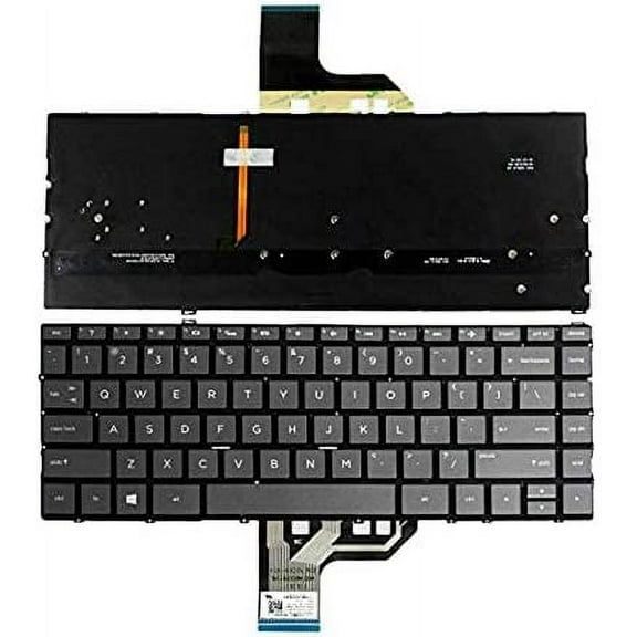 New US Black Backlit Laptop Keyboard (Without palmrest) for HP Spectre 13-ap 13-AP0008CA 13-AP0010CA 13-AP0013DX 13-AP0023DX 13-AP0028CA 13-AP0033DX 13-AP0038NR 13-AP0039NR 13-AP0040CA 13-AP0043DX