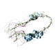 thumbnail image 4 of Diadema de flores hecha a mano Baoblaze Corona floral de novia Azul, 4 of 8