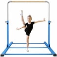 thumbnail image 2 of SHIWEI Gymnastics Training Bar- Height Adjustable 3' to 5' Horizontal Kip Bar for Kids, 2 of 4