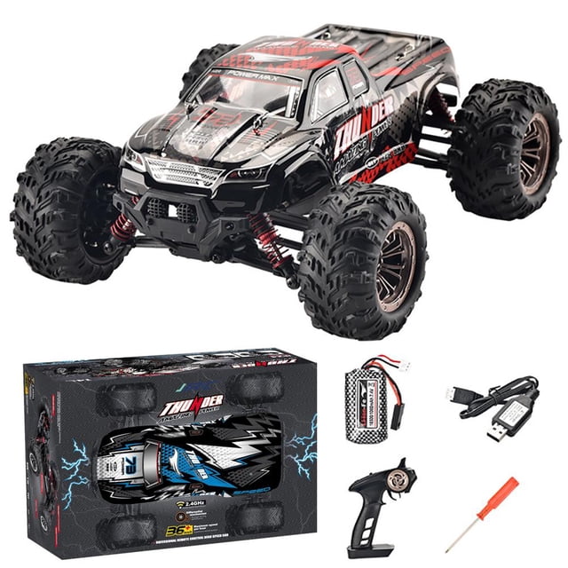 Coche De Control Remoto Todoterreno De Alta Velocidad Impermeable 36 + Km/H Rc Coche Con Baterías Recargables Para Niños 1:16 2,4 Ghz 4Wd Moyic EL018121-02