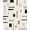 Black, Pattern 1, variant on ODIKA 8'x10' Washable Area Rug Black Cream Abstract Geometric Contemporary Design with for Living Room, Under Sectional, Family , Durable, Non-Slip