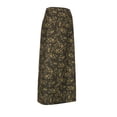 thumbnail image 3 of Qiylii Women Retro Style Skirt, Tawny Leaves Printing Low Waist Skirt, 3 of 7