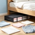 thumbnail image 4 of Under Bed Storage Box with Pull-Out Handles | Large Capacity Fabric Organizer for Clothes, Books, and Bedding | Dormitory, Home, or Closet Storage Container, 4 of 7