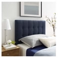 thumbnail image 2 of Luwei Lily Tufted Linen Fabric Upholstered Headboard in Navy, 2 of 8
