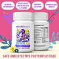 thumbnail image 2 of Mama's Select Postnatal Vitamins – Supports Hair Recovery, Milk Production, & Overall Wellness – Vegan, Allergen-Free, MTHFR-Safe with Methylated Folate & B Vitamins, Biotin-Free, Easy-to-Swallow, 2 of 5
