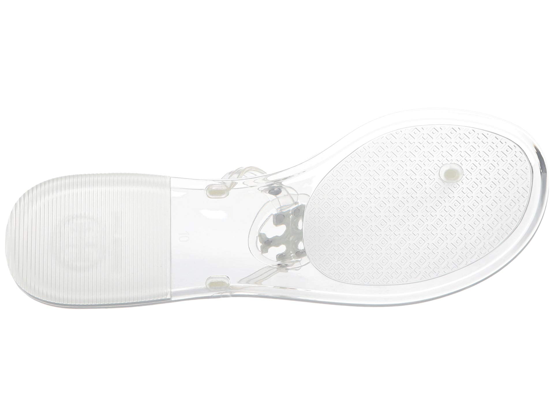 tory burch clear jelly sandals