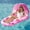 Pink, variant on Joyfy Pool Lounge Float with Canopy for Adult, Inflatable Pool Floats Lounger Raft Floaties Water Floating Recliner Chair with Cup Holders Foot Rest Swimming Pool Floaty
