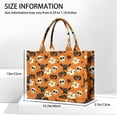 thumbnail image 3 of Large Capacity Tote Bag,Spooky Icons Halloween Pattern Handbag Fashion Luxury Tote Bag,15.7"x13"x 5.1" Inches,Laptop Compatible, 3 of 6