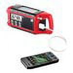 Midland E+Ready Compact Emergency Crank Radio, Red