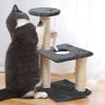 thumbnail image 2 of One - Piece Sisal Cat Scratching Post, Modern Cats Climbing Frame Integrated Sisal Cats Scratching Post to Amuse Cats and Mice Space Saving Designs Suitable for Indoor Cats, 2 of 6