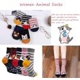 thumbnail image 6 of Womens Socks, LOFIR Crazy Funny Cute Socks for Women, Novelty Cartoon Dog Cat Animal Soft Cotton Crew Socks for Women Ladies, 5 Pairs, 6 of 8