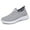 Grey, variant on Women's Sneakers Lightweight Breathable Casual Walking Shoes Comfortable foot arch pad Low Heel