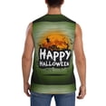 thumbnail image 4 of Kdxio Halloween night for Men's Muscle T-shirt,Sleeveless for Workout Running Athletic Gym Lounge Casual, 4 of 7