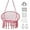 Pink (Pillows Are Not Included), variant on Hammock Chair, Macrame Hanging Swing Chairs with Cushion and Hardware Kit,Adult Boho Swings for Outside,Patio,Balcony,Bedroom (Light Grey)